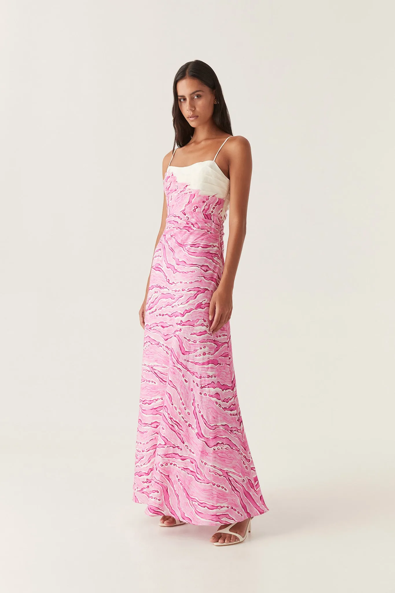 Clarice Draped Maxi Dress