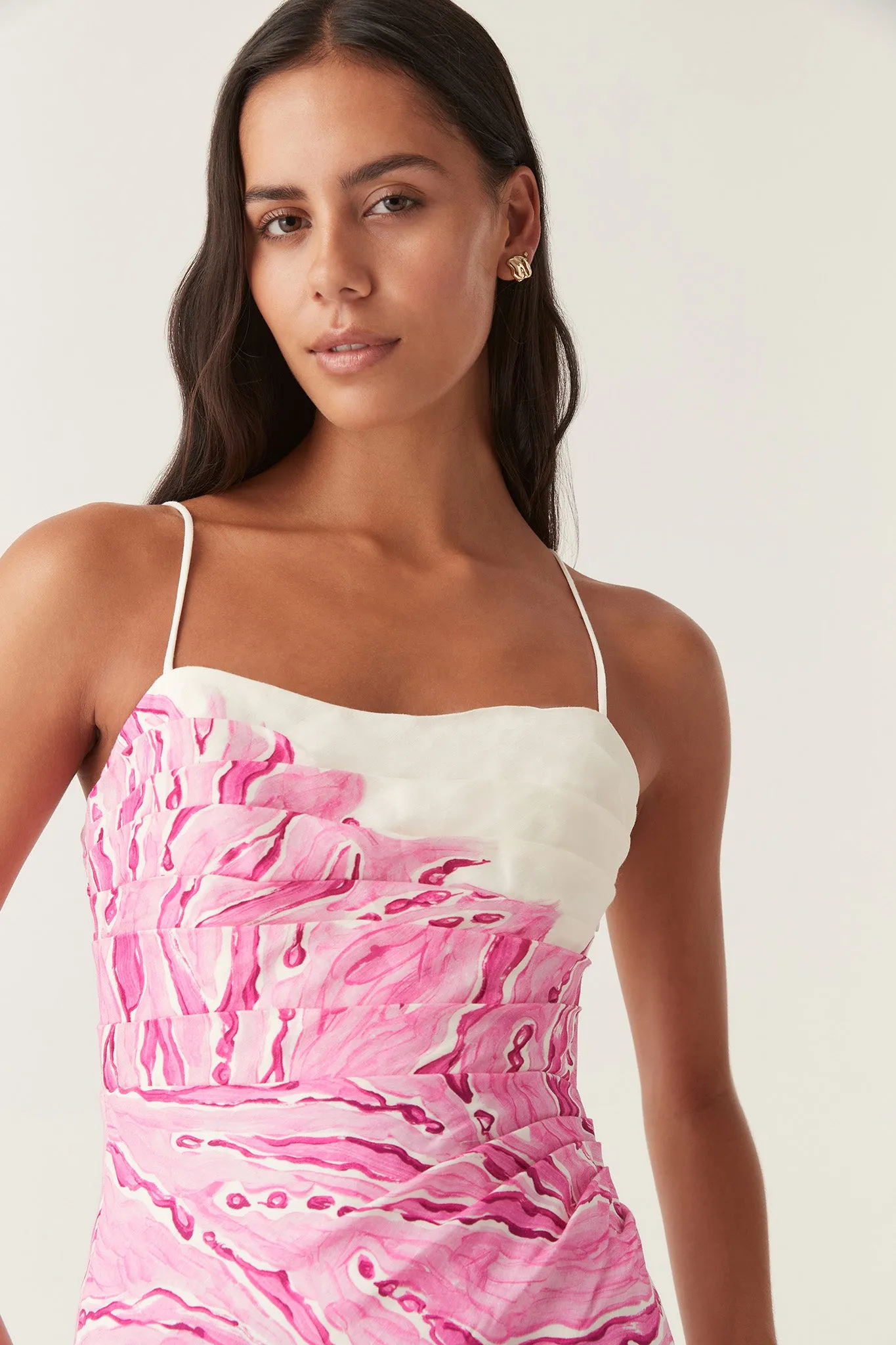 Clarice Draped Maxi Dress