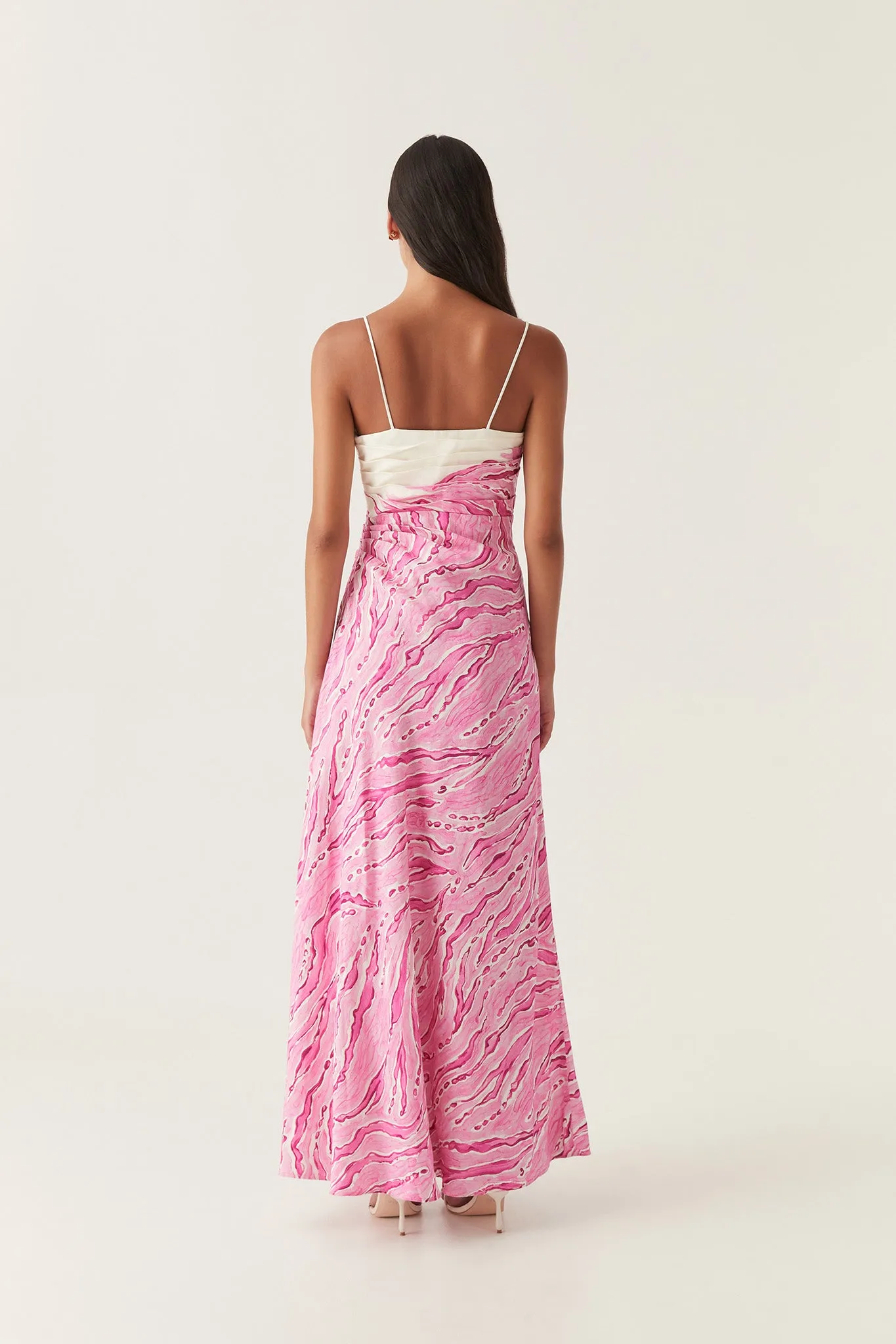 Clarice Draped Maxi Dress