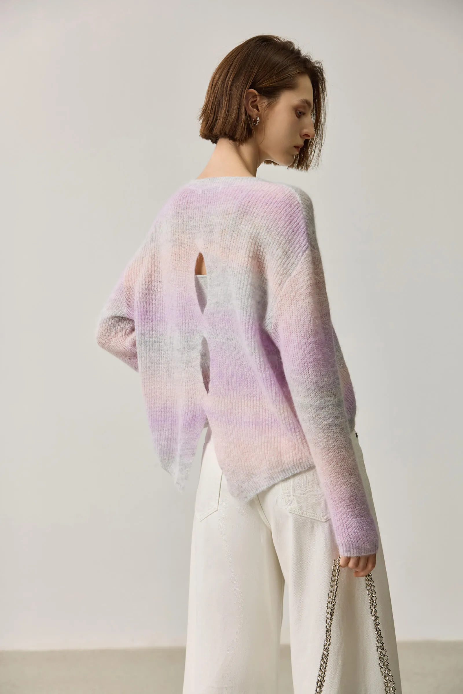 LILY Alpaca-Blend Striped Sweater