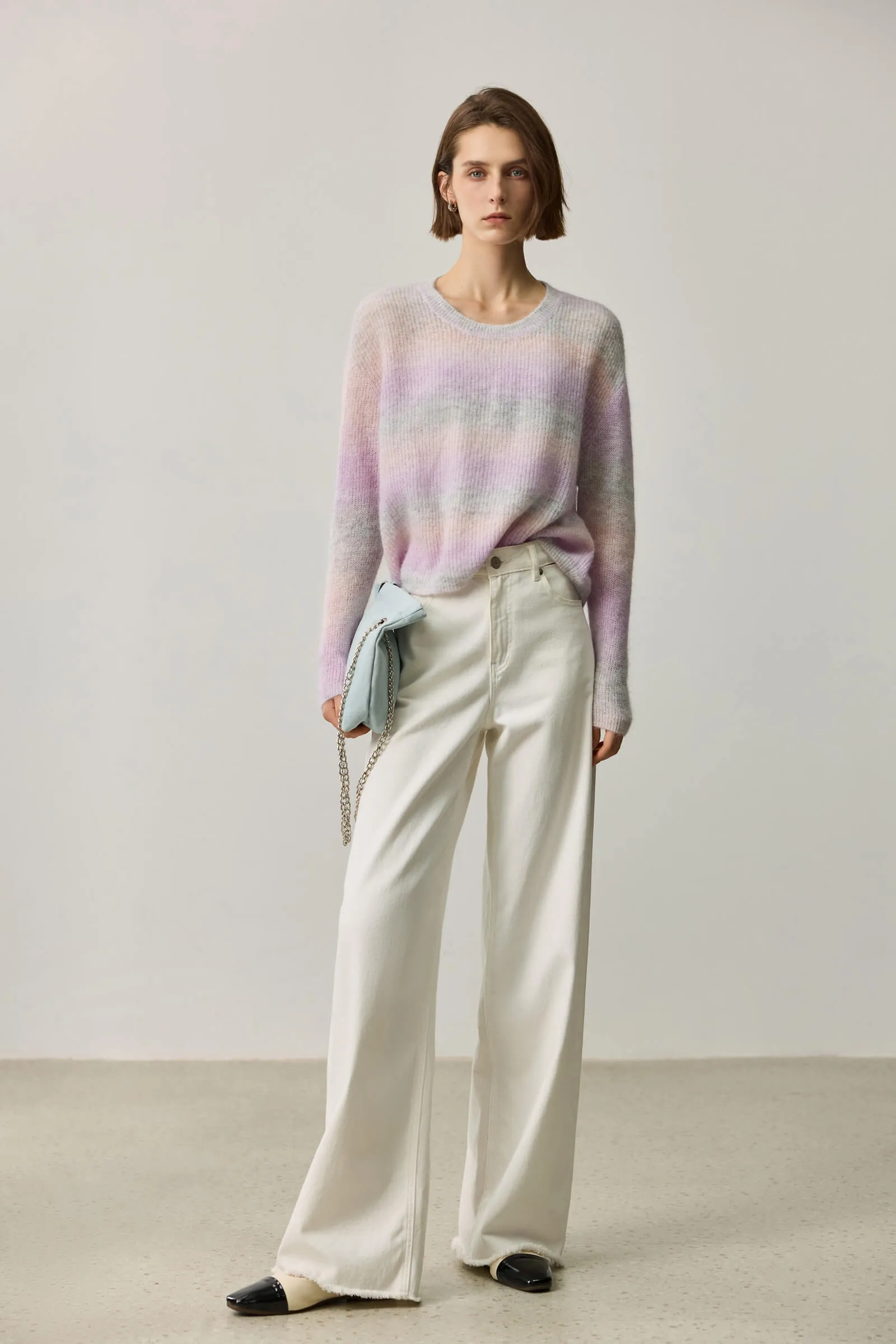 LILY Alpaca-Blend Striped Sweater