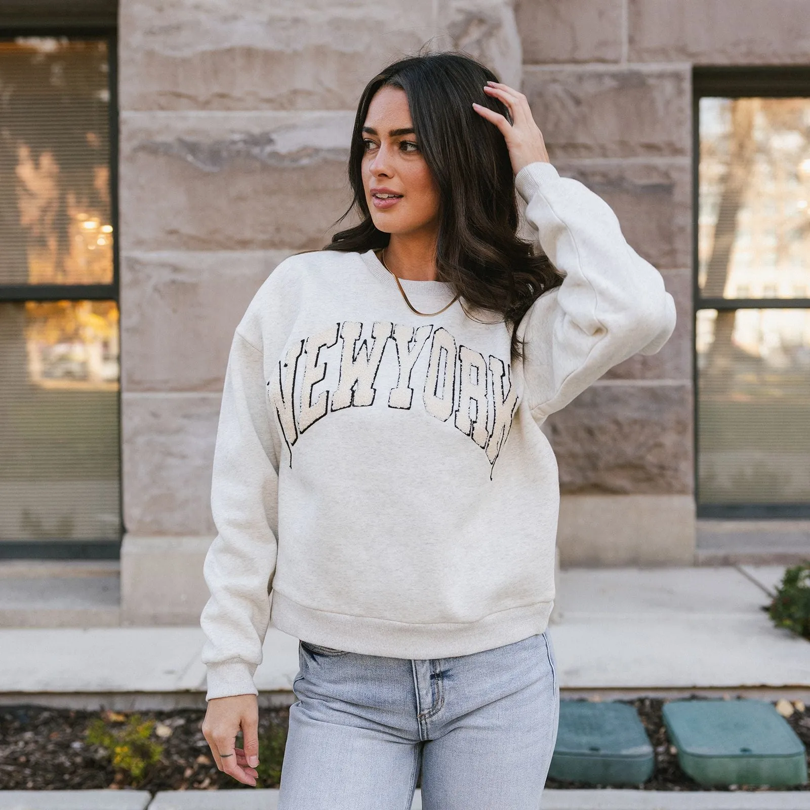 Varsity Patch Sweatshirt