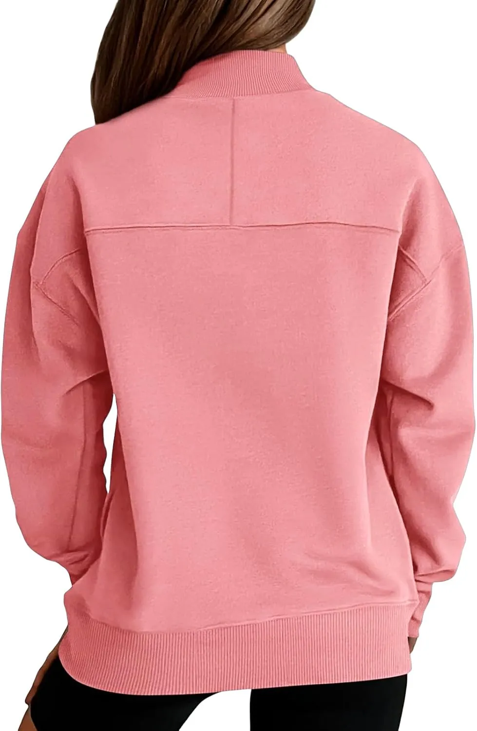 Womens Oversized Sweatshirt Turtleneck Long Sleeve Sweater Casual Loose Fit Pullover Fall Winter Clothes with Pocket