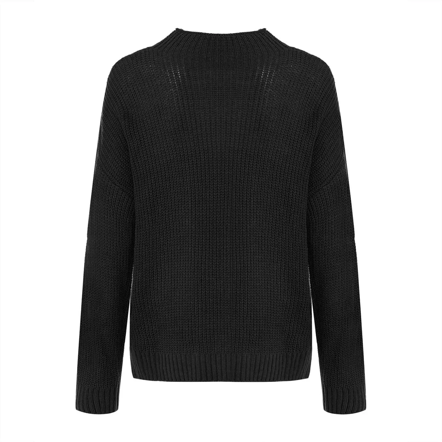 Womens Turtleneck Sweaters Cable Knit Tops Sweater Long Sleeve Pullover Sweaters 2022 Casual Dressy Winter Jumper