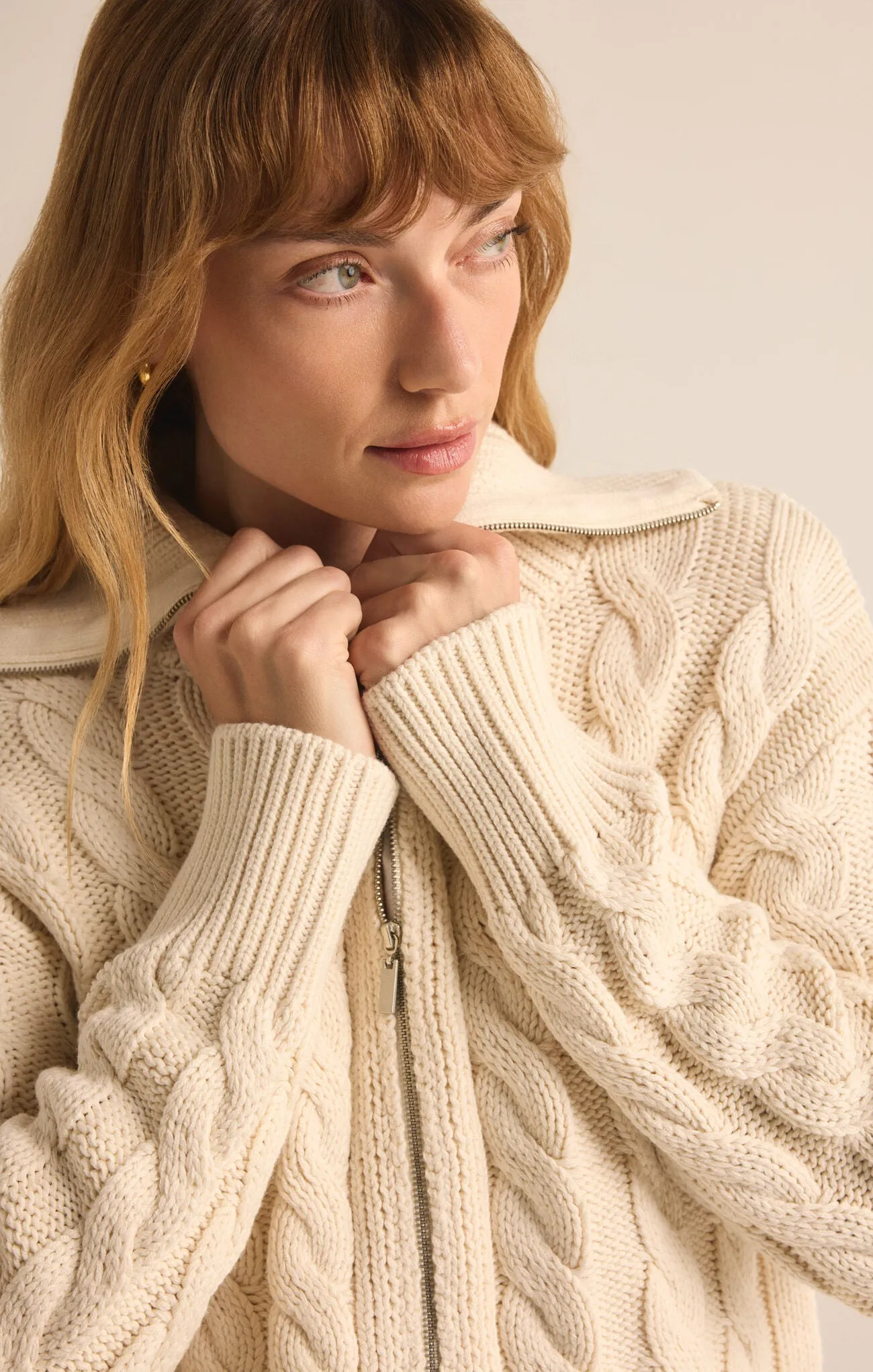 Z SUPPLY Hemingway Cable Cardigan
